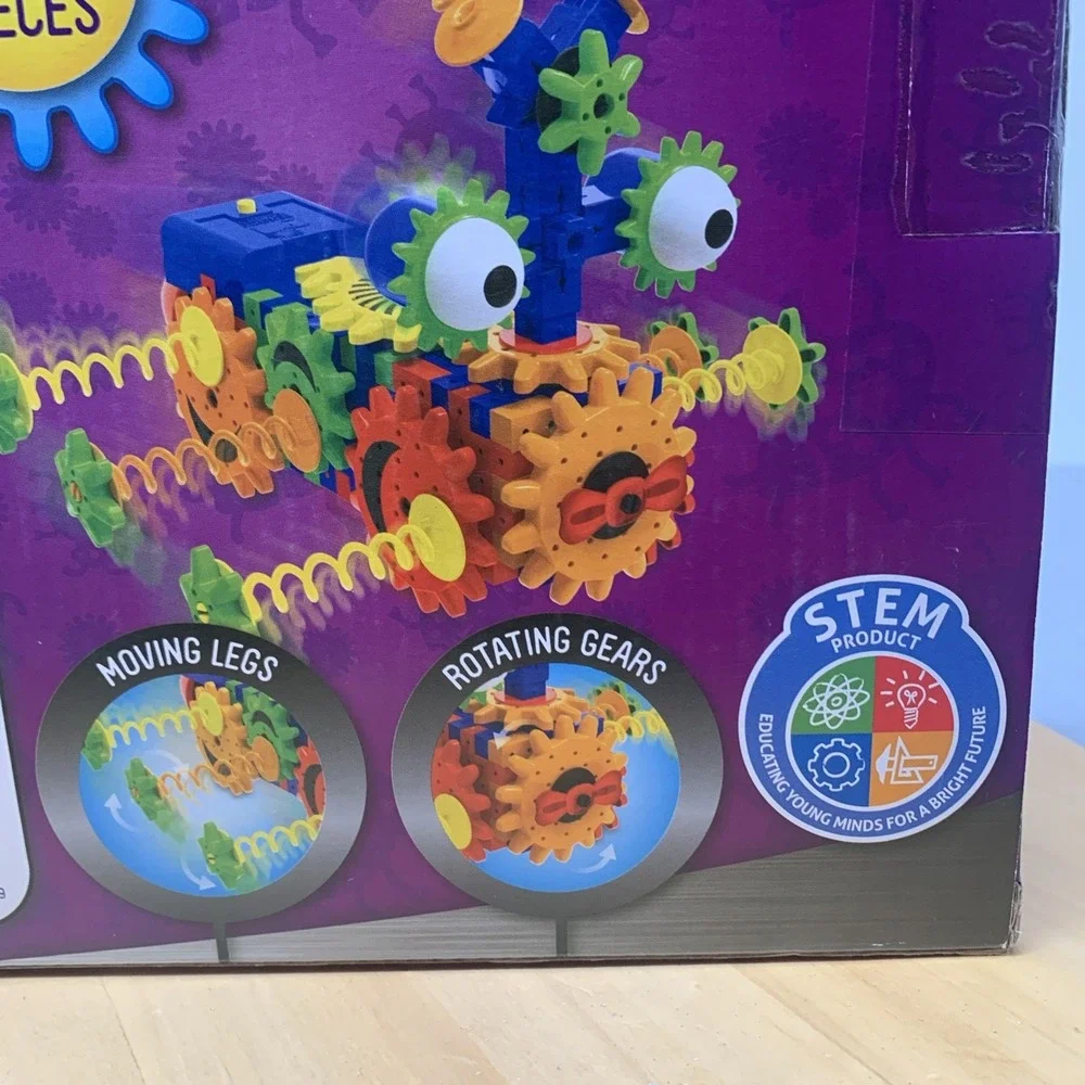 Techno Gears Bionic Bug Construction Set Moves 80 Pcs Age 6+ Learning Kids NEW